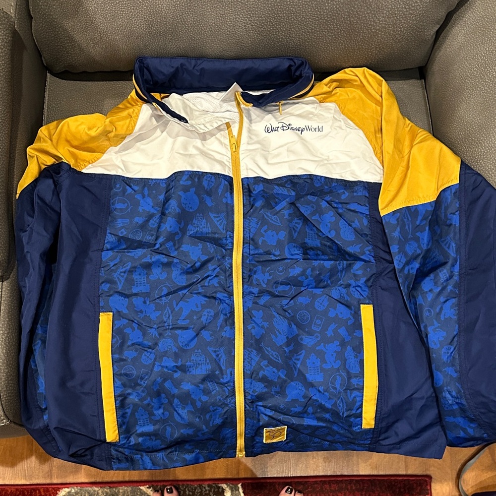 Disney Blue and Yellow Utility Jacket